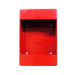 Radionics 960687 Red Metal Backbox 