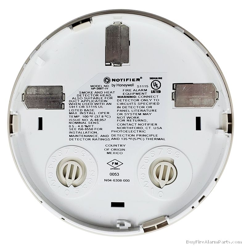 Notifier NP-200T-IV Photo Detector w/ 135F Fixed Temp Sensor (Ivory)