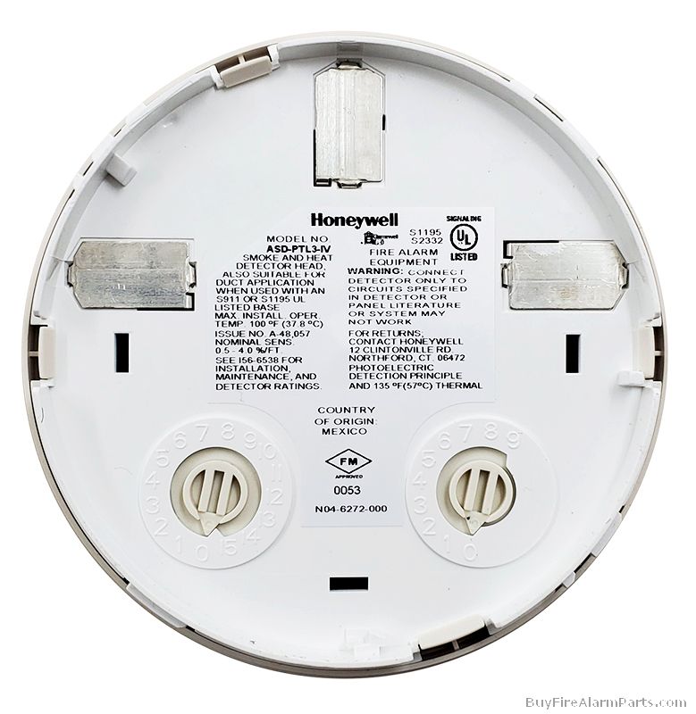 Gamewell FCI ASDPTL3IV Photoelectric Smoke Detector w/ Thermal Sensor