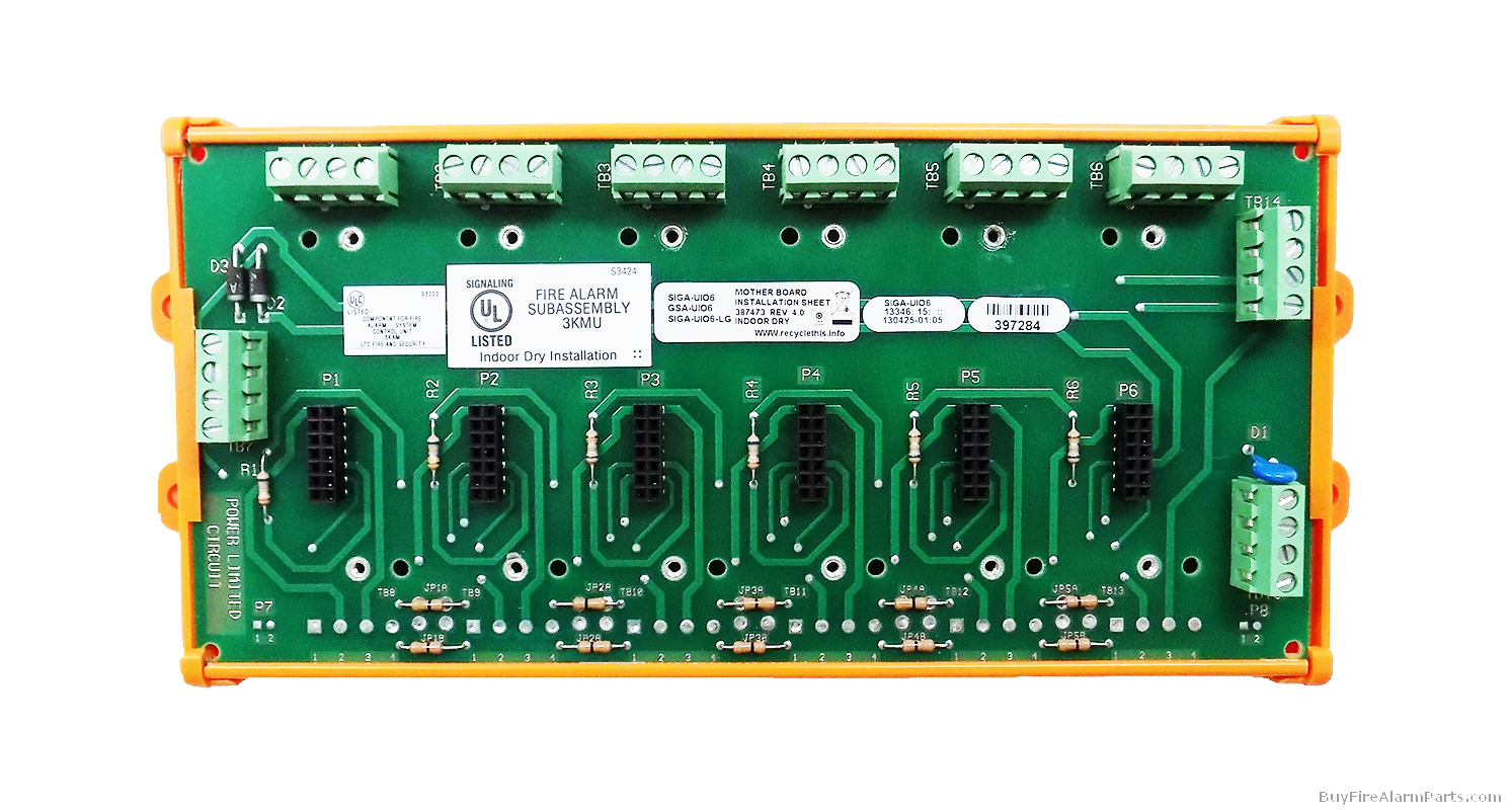 Edwards EST SIGA-UIO6 Universal Input-Output Module Motherboard