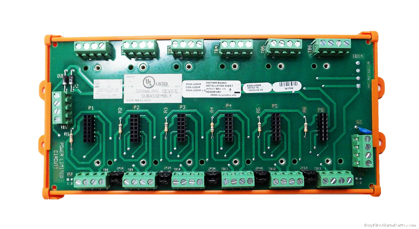 Edwards EST SIGA-UIO6R Universal Input/Output Module Board