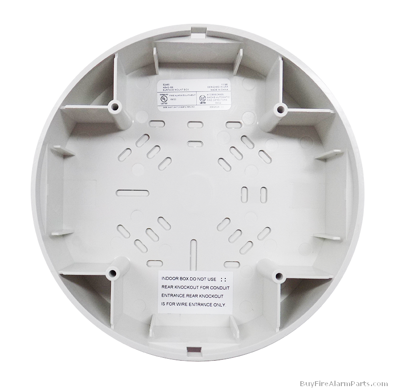 Edwards EST AB4G-SB Surface Backbox for AB4G Audible Detector Base