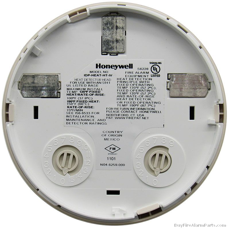Silent Knight IDP-HEAT-HT-IV Low-Profile Intelligent 190°F Fixed ...