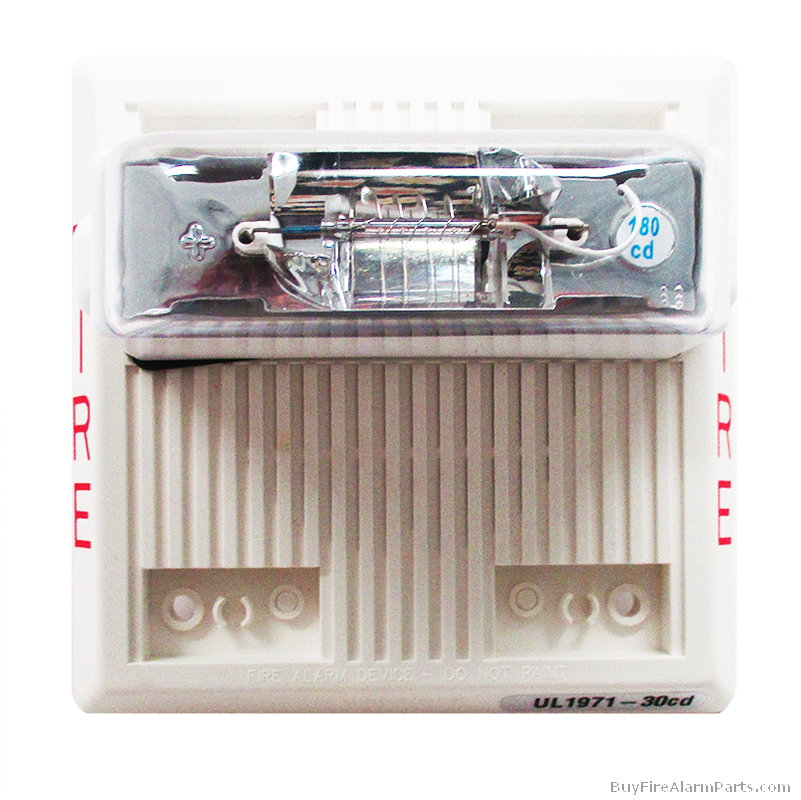 Wheelock MTWP2475WFW Multitone Weatherproof Horn Strobe (White)