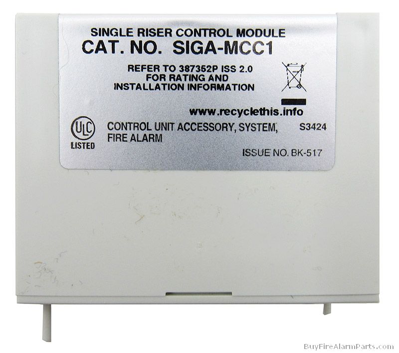 Edwards EST SIGA-MCC1 Single Input Riser I/O Control Module