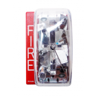 Simplex 4904-9176 Wall Mount Strobe (15cd, red, vertical)