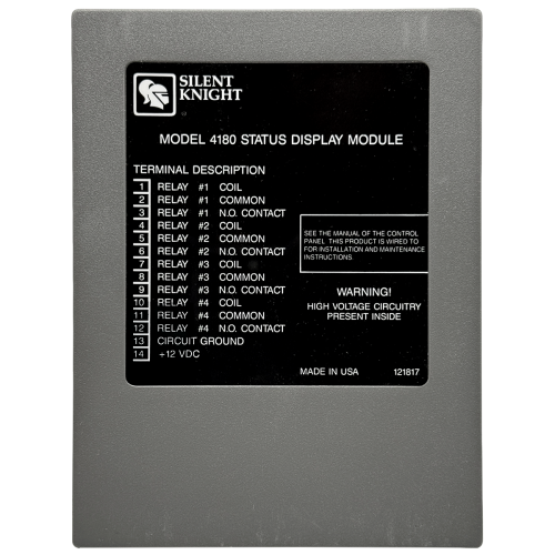 Silent Knight 4180 Status Display Module