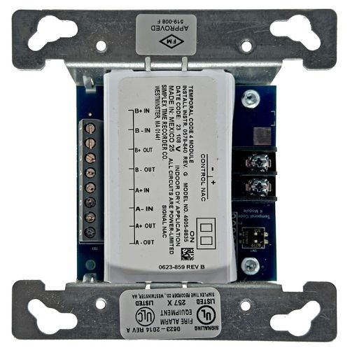 Simplex 4905-9835 Temporal Code 4 Module for CO Gas Alarm Notification