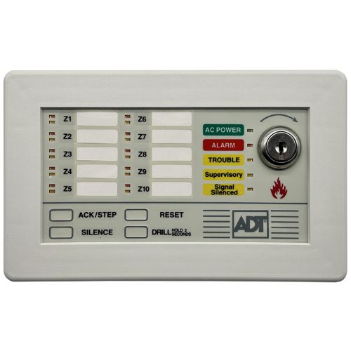 Fire-Lite ADT-LED10 Annunciator (with Frame)