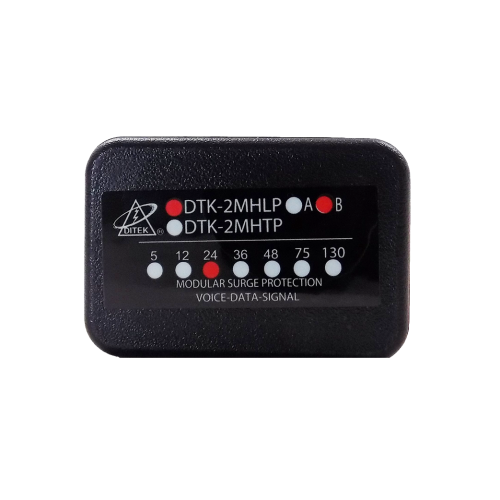 Ditek DTK-2MHLP24B 24V Modular Alarm Panel Surge Protector Ditek DTK-2MHLP24B 24V Modular Alarm Panel Surge Protector