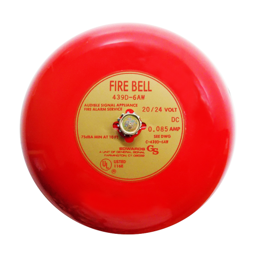 Edwards EST 439D-6AW-R 6-inch Fire Alarm Bell