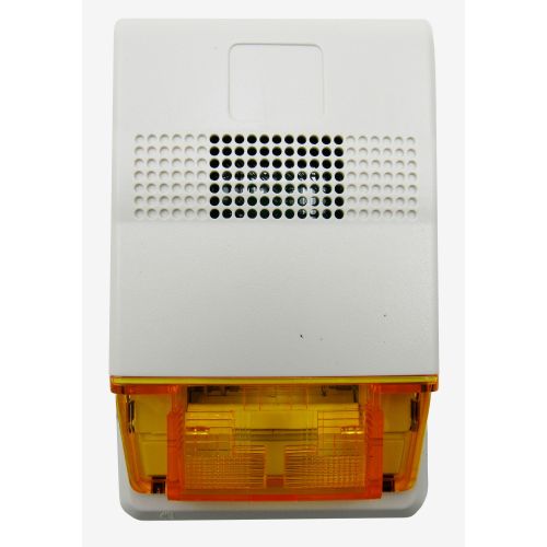 Edwards EST G1WN-VMA Genesis Horn Strobe, Amber Lens (White)