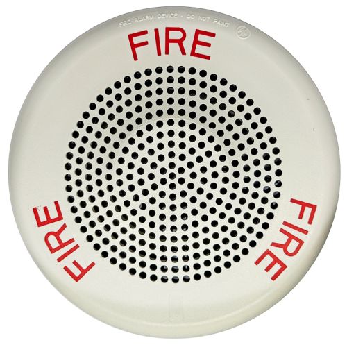 Wheelock ELSPKWC Eaton Eluxa LED High Fidelity Speaker (White)