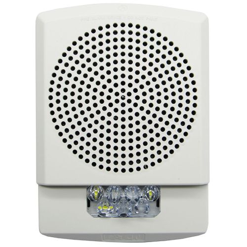 Wheelock ELSPSTW Walll Mount Speaker Strobe (White)