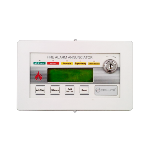 Fire-Lite LCD-80F Fire Alarm Annunciator (with frame)