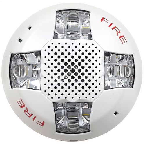 Edwards EST GCSVWF Ceiling Mount Speaker Strobe (White)