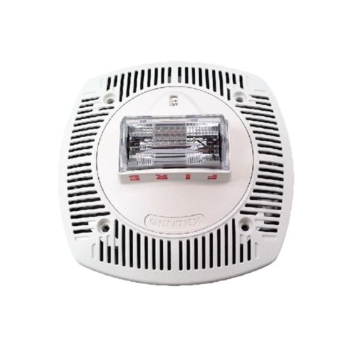 Gentex SSPK24CLPW Low Profile Ceiling Mount Speaker / Strobe (white)