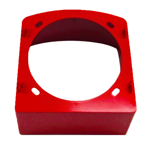 Simplex 4905-9941 Red Surface Mount Adapter Skirt 
