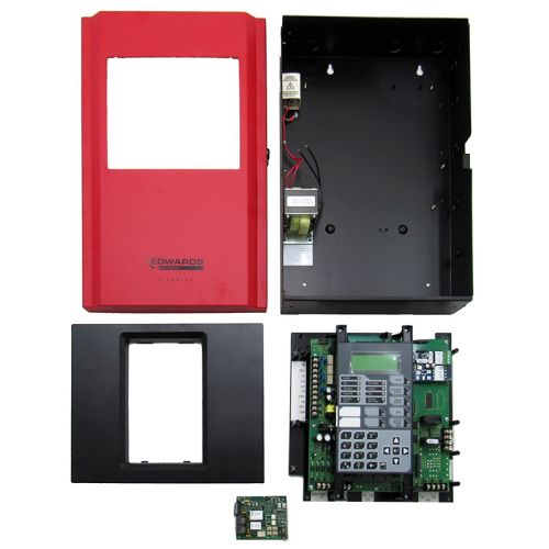 Edwards EST IO64R (64-Point Intelligent FACP, Red Door)