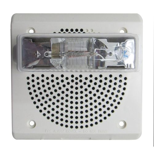 Wheelock ET70WP-2475W-FW Weatherproof Speaker Strobe (White)