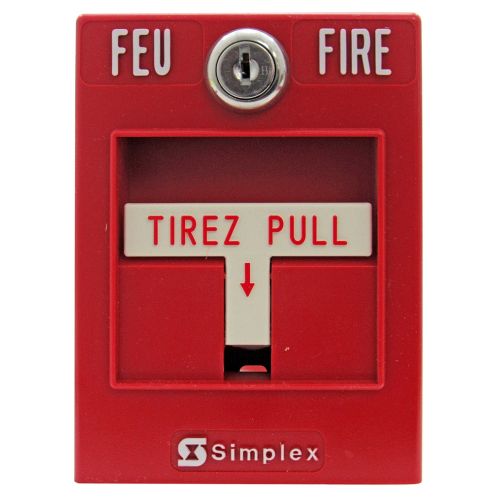Simplex 4099-9001CB Manual Pull Station (English and French)
