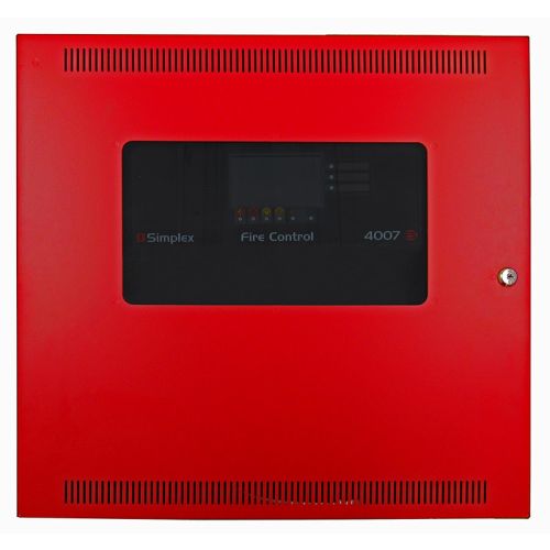 Simplex 4007-9201 4007ES Fire Alarm Control Panel (Intelligent FACP) Red