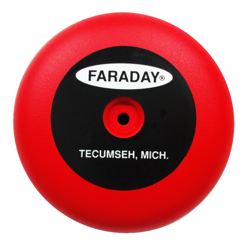 Faraday 3004B-4-14 4-inch Red Gong