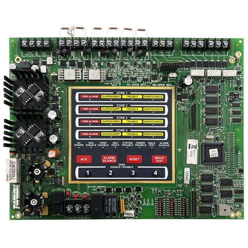 Fire-Lite MS-4 / Notifier SFP-2404 (4 Zone Control Panel) Replacement Board