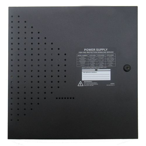 Notifier FCPS-24S8 Field Charging Power Supply in Black Cabinet 