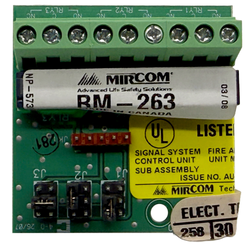 Mircom RM-263 Auxiliary Relay Module
