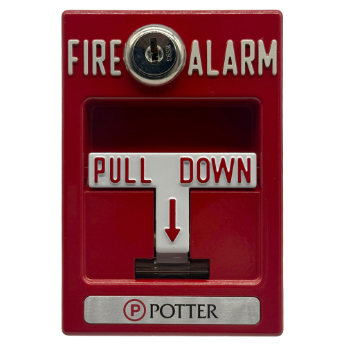 Potter RMS-1T-WP Single Action Weatherproof Pull Station