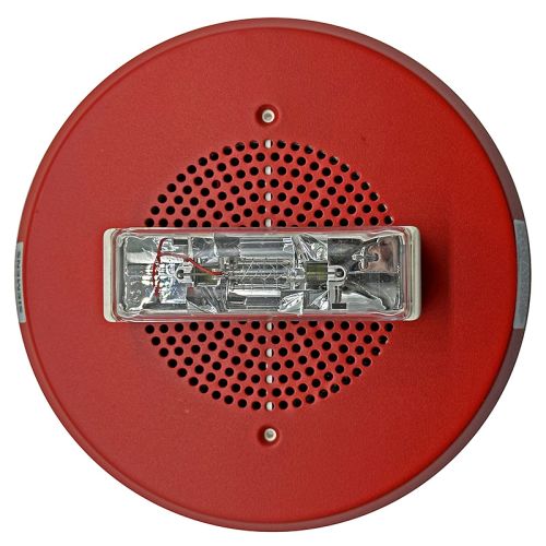 Siemens SET-MC-CR Ceiling Mount Speaker Strobe (Red)