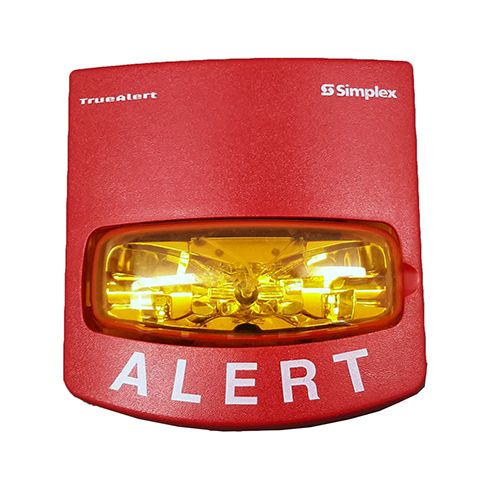 Simplex 4906-9108 Amber Lens Wall Mount Strobe