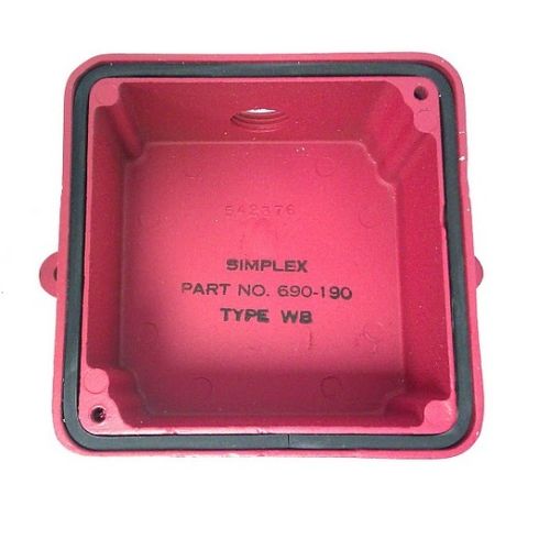 Simplex 690-190 1/2 inch Pipe Tap Red