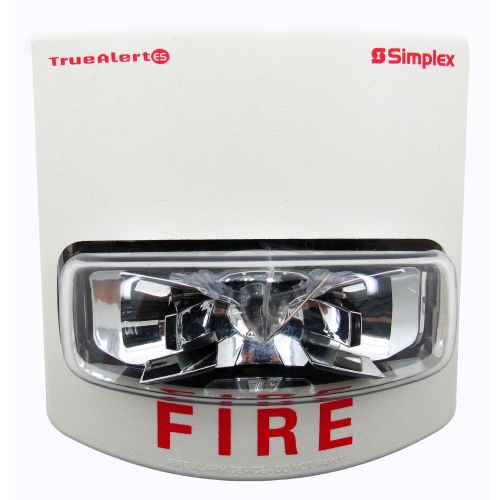 Simplex 49VO-WWF-BA TrueAlert Wall Mount Addressable Strobe (White)