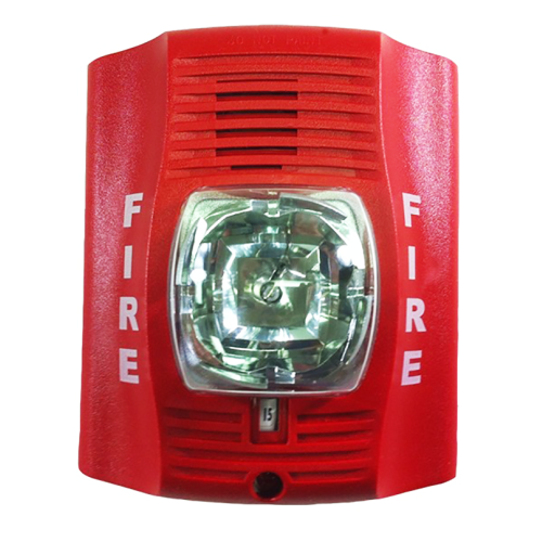 System Sensor P2RK-R Spectralert Outdoor Horn/Strobe Red