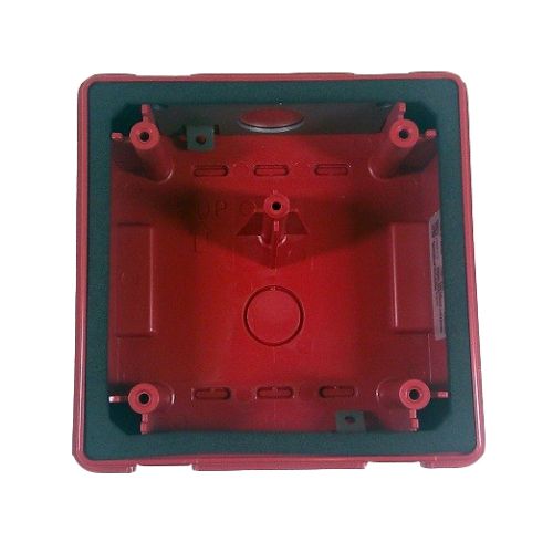 Wheelock WPSBB-R Red BackBox for RSSWP Strobes