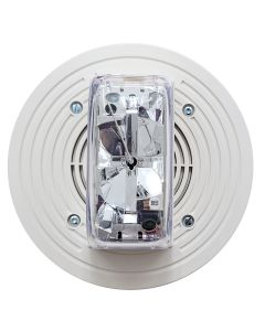 Simplex 4903-9197 Ceiling Mount Speaker Strobe (White)
