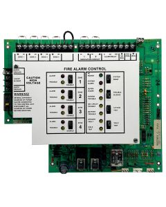 Fire-Lite MS-4024 / Notifier SGL-404 (4-Zone FACP) New Style Replacement Board with Faceplate