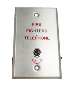 Edwards EST 6833-4 Wall Plate Receptacle for Emergency Telephone