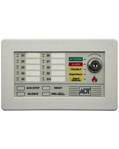 Fire-Lite ADT-LED10 Annunciator (with Frame)