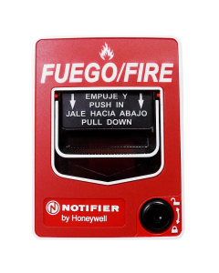 Notifier NBG-12LSP Dual Action Manual Pull Station (English / Spanish)