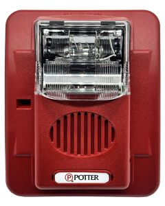Potter HS-24WR Selectable Candela Low Profile Evacuation Strobe