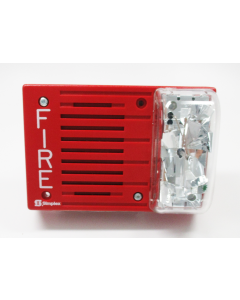 Simplex 4903-9168 Strobe with Speakers (1 Hz synchronized strobe)