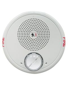 Edwards EST GCHFWF-S2VMC Ceiling Mount Speaker Strobe (White)