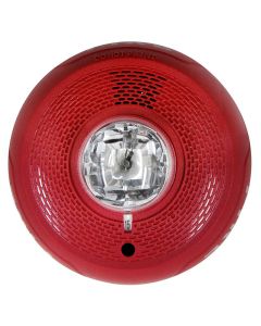 System Sensor PC2RL-BP10 Red Ceiling Mount Horn Strobe (Bulk Pack 10 pcs)
