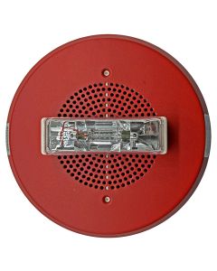 Siemens SET-MC-CR Ceiling Mount Speaker Strobe (Red)