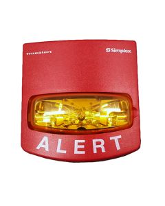 Simplex 4906-9108 Amber Lens Wall Mount Strobe (red)